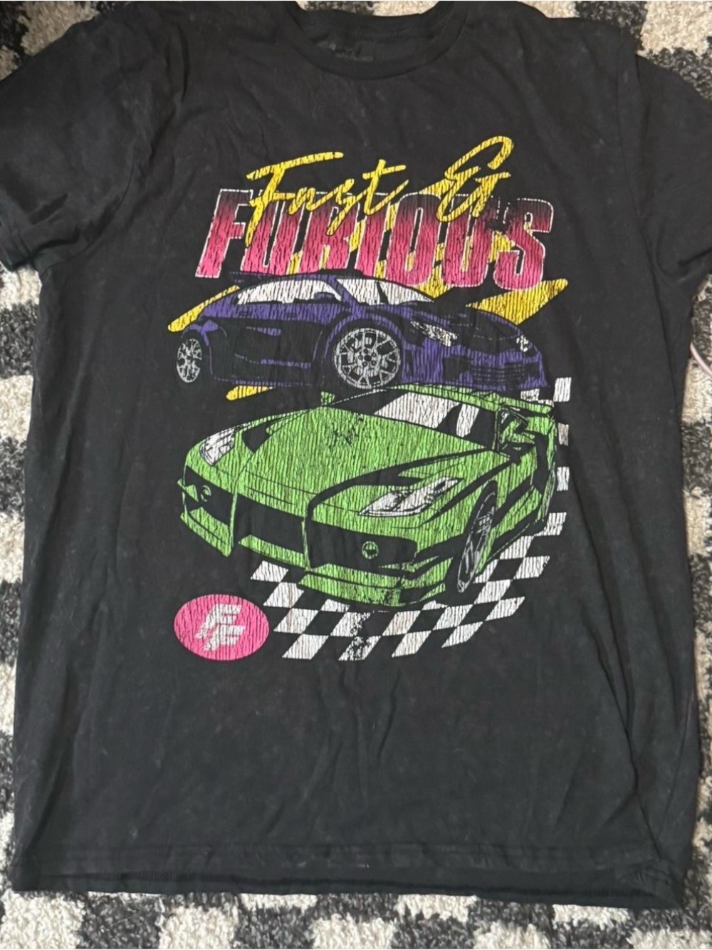 Vintage look official thrashed Fast and Furious shirt